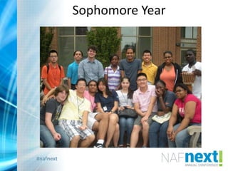 #nafnext
Sophomore Year
 