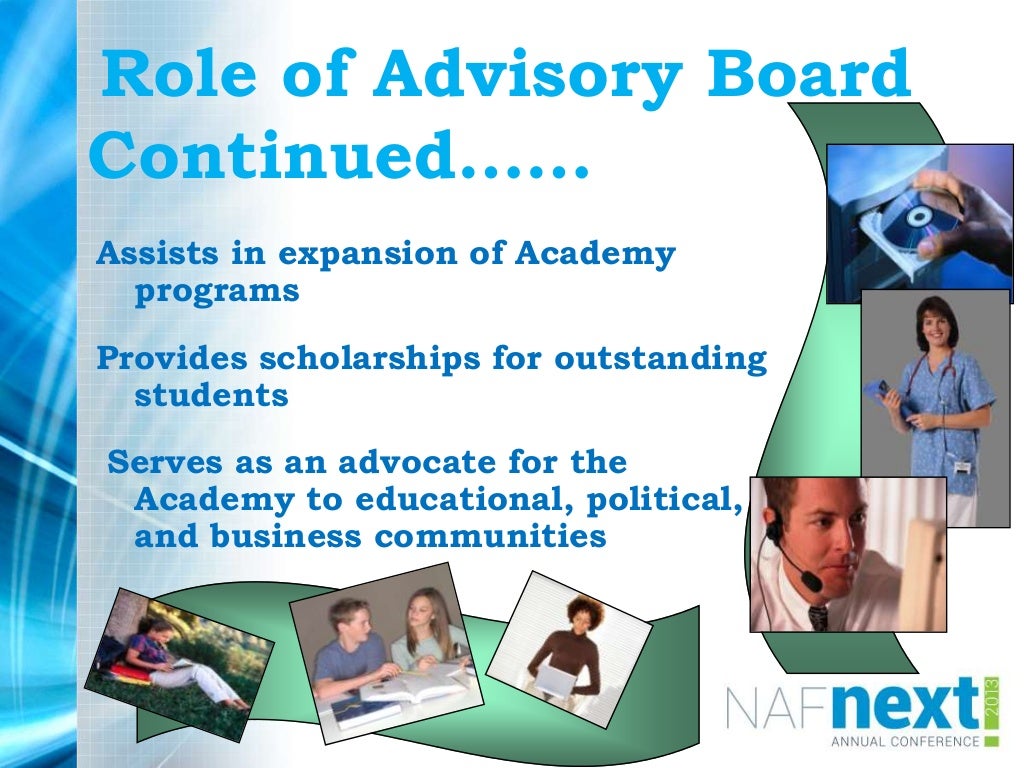 Developing Effective Advisory Boards at the Academy and District Level