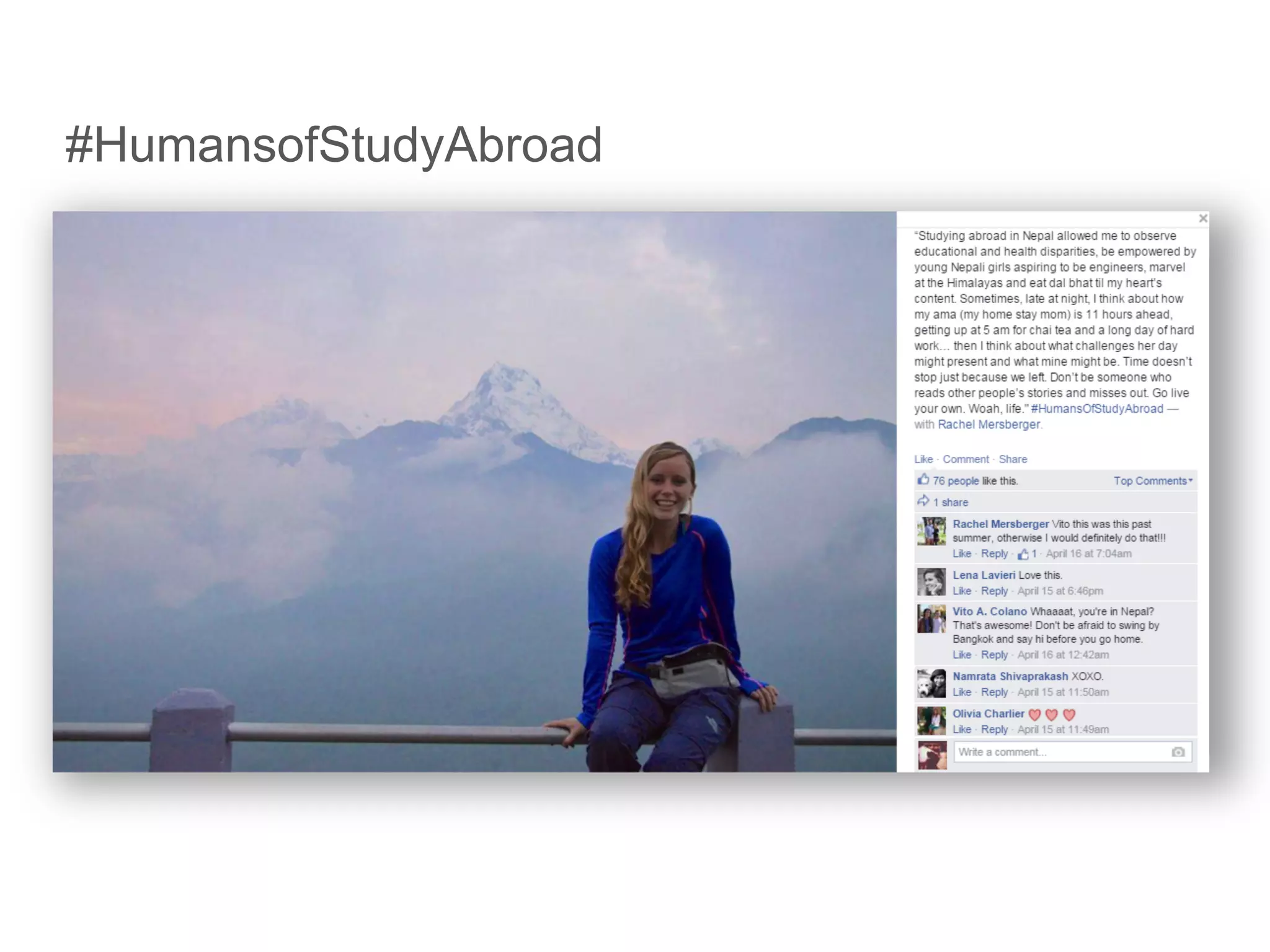 #HumansofStudyAbroad
 