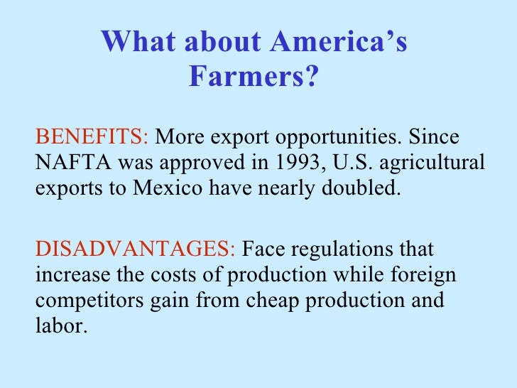 Nafta Pros And Cons