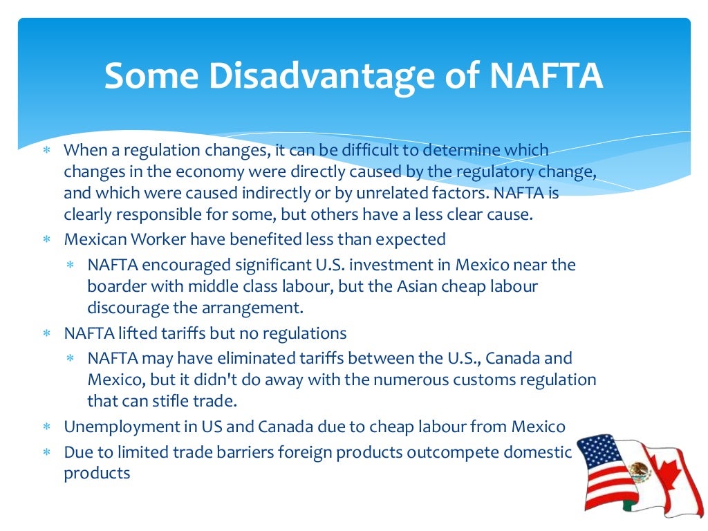 Nature and Functions of NAFTA Cost Benefit Analysis