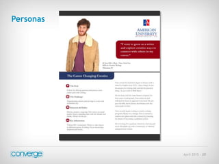 April 2015 - 20
Personas
 