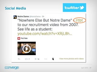 April 2015 - 35
Social Media
 