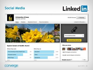 April 2015 - 36
Social Media
 