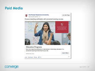 April 2015 - 61
Paid Media
 