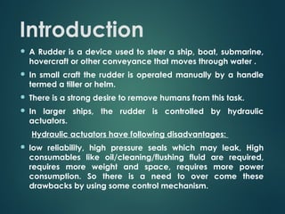 rudder actuation system | PPT