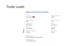 Trade Leads
 