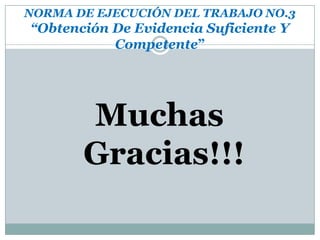 NAGAS - Evidencia Suficiente y Competente - CURNE - UASD.ppsx