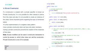 Mahmoud NaGa C# object oriented programming OOP | PDF