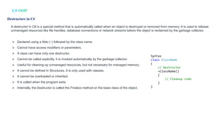 Mahmoud NaGa C# object oriented programming OOP | PDF