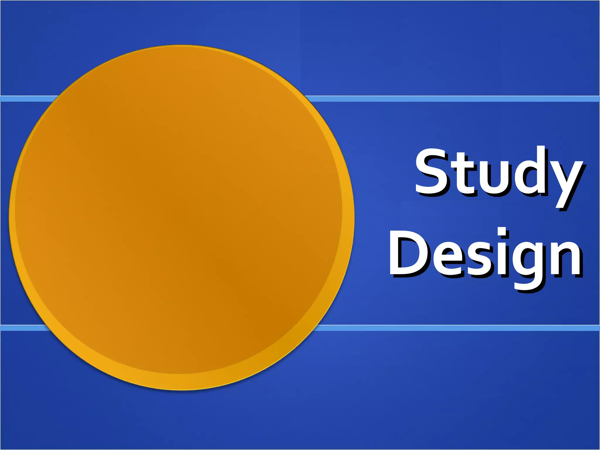 Study Design 
