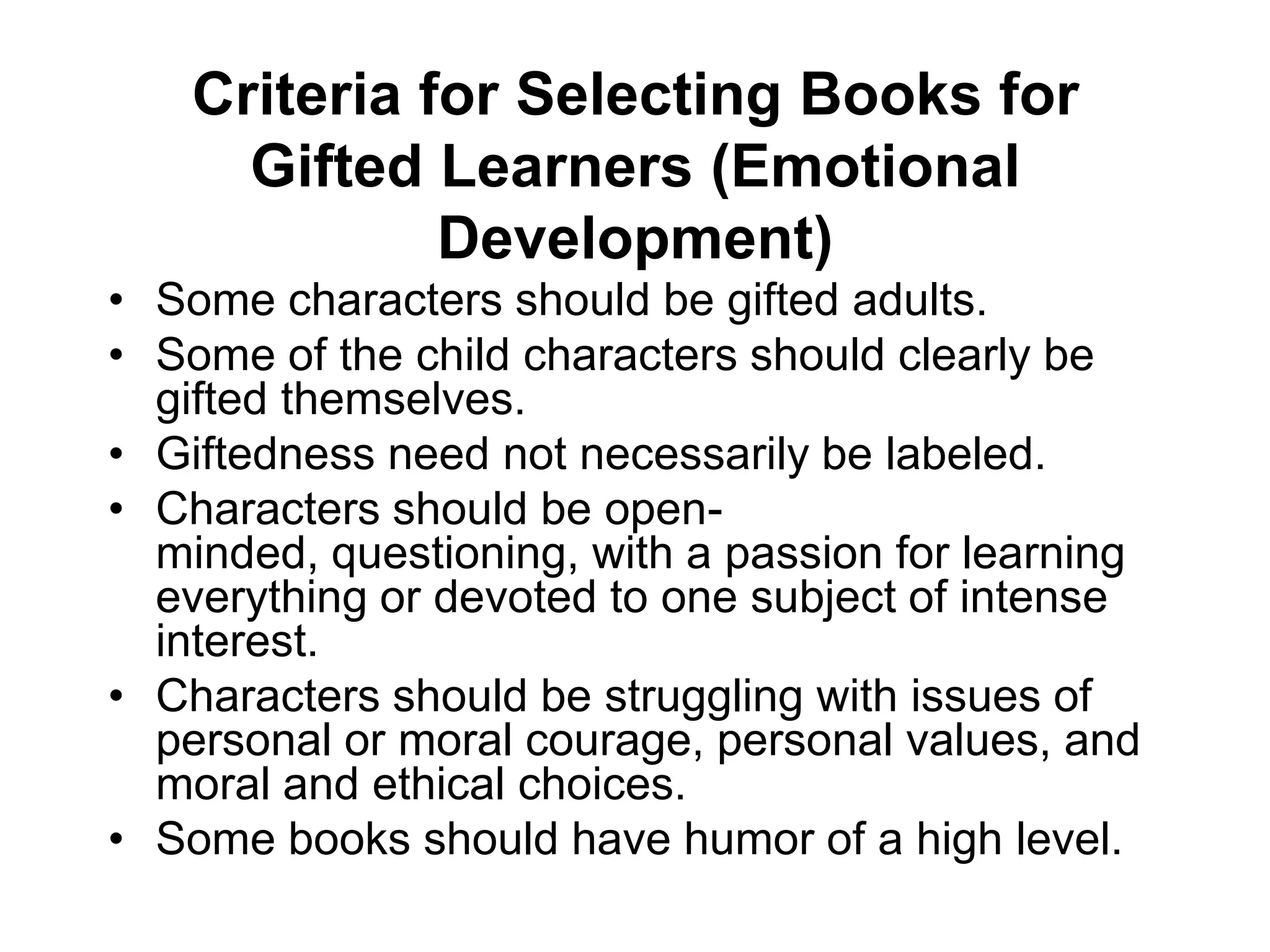 Importance of Using Literature to Help Children Cope with ProblemsThrough literature children can understand that they are not alone in encountering problems.Teachers can guide children in discussing their problems more freely.Teacher and children can share their feelings, which will help teachers and children relate better to one another.Teachers and children, through literature, work together to find different solutions for problems.