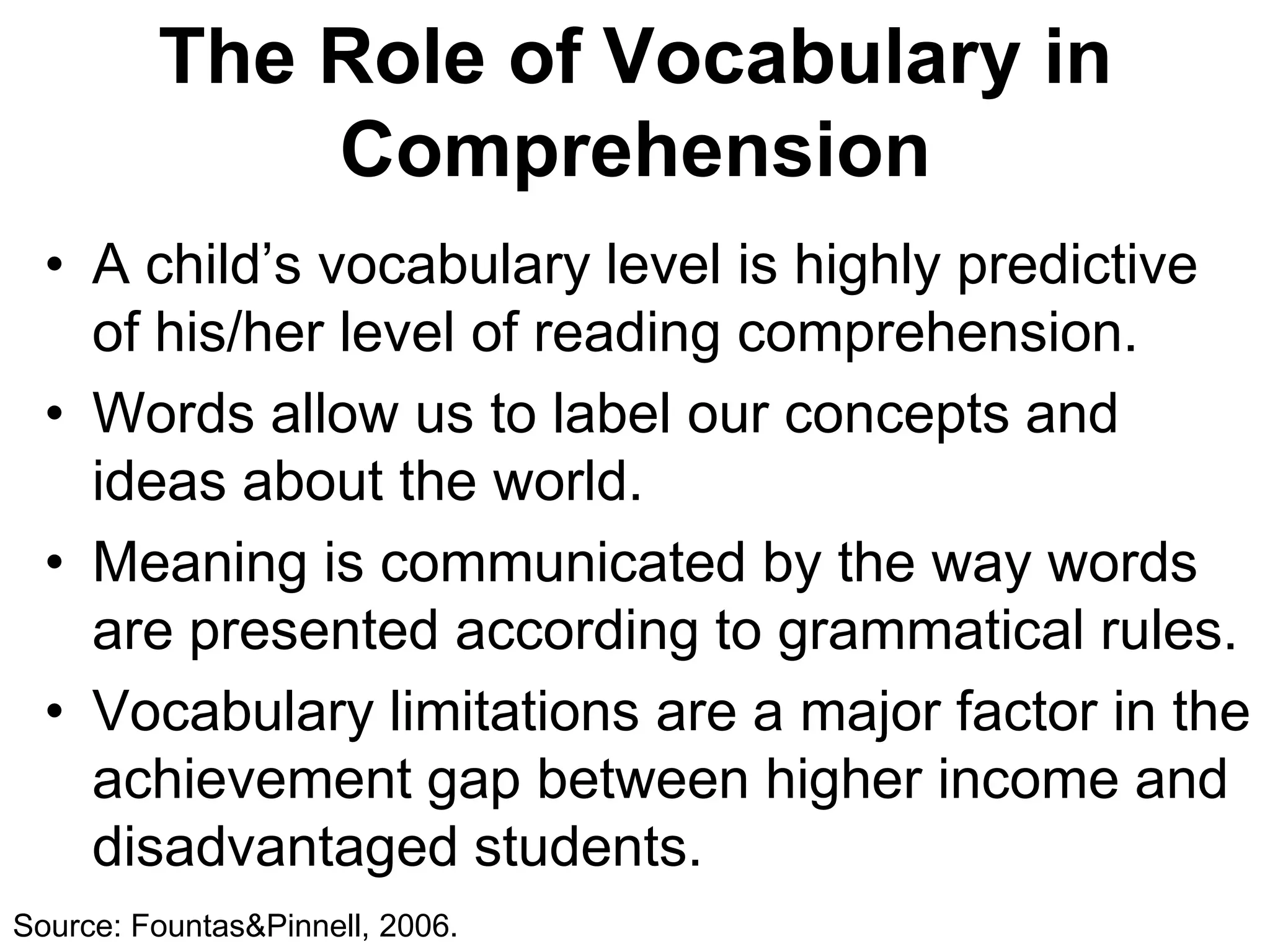 Tips for Using Graphic OrganizersSelect the graphic organizer relative to your goals for comprehension.Use the organizer with the whole group first, modeling its use multiple times.Have students work in dyads using the organizer before having them work independently with it.Make sure that you are explicit in discussing how the graphic organizer will help to support the students’ thinking.Source:  Fountas & Pinnell, 2006.