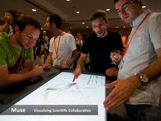 Muse	
     Visualizing	
  Scien1ﬁc	
  Collabora1on	
  	
  
 