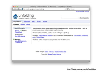 hbp://code.google.com/p/unfolding	
  
 