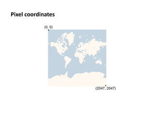 Pixel	
  coordinates	
  
 