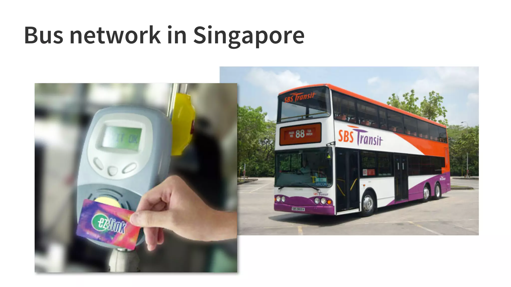 Bus network in Singapore
 