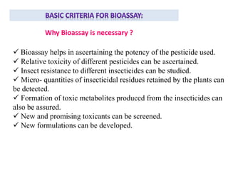 best ppt on principles of insect toxicology and evaluation of ...