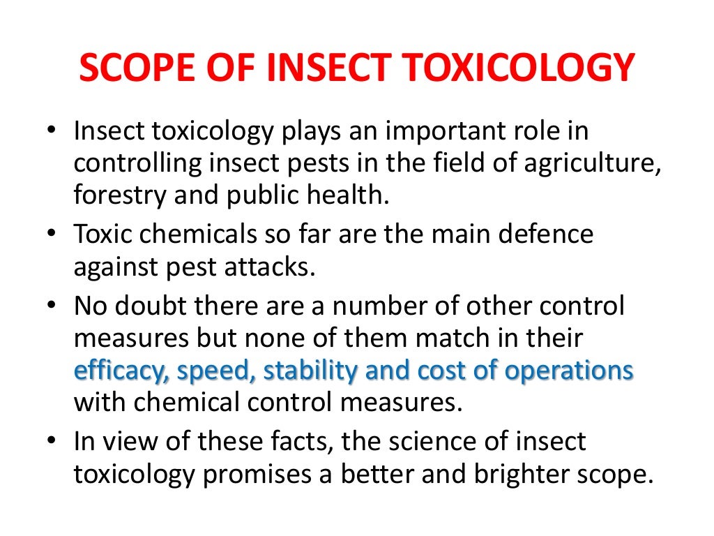 best ppt on principles of insect toxicology and evaluation of inse…