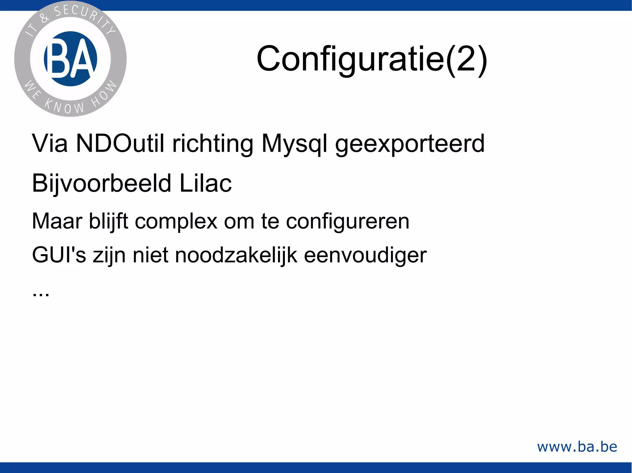 Levende, grote community  