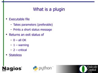 Writing Nagios Plugins in Python | ODP