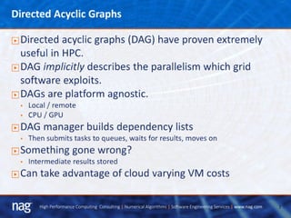7High Performance Computing Consulting | Numerical Algorithms | Software Engineering Services | www.nag.com
 