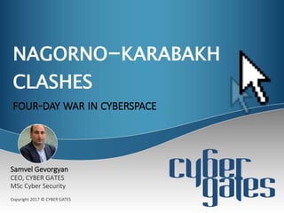 Nagorno-karabakh clashes - four-day war in cyberspace