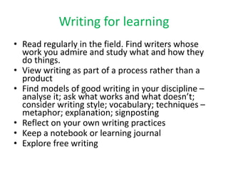 They Write writting skills | PPTX