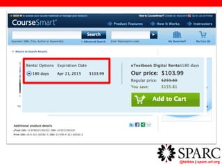 @txtbks | sparc.arl.org
 