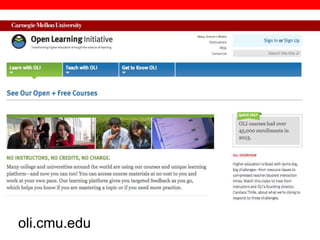 @txtbks | sparc.arl.org
oli.cmu.edu
 