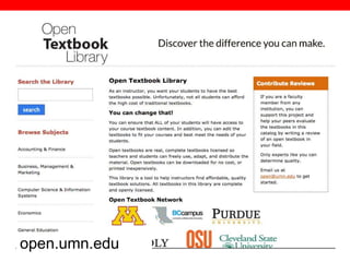 @txtbks | sparc.arl.org
open.umn.edu
 