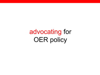 @txtbks | sparc.arl.org
advocating for
OER policy
 