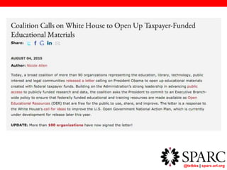 @txtbks | sparc.arl.org
 