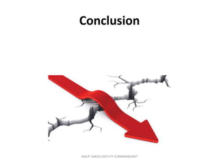 Conclusion
ANUP SINGH,DEPUTY COMMANDANT
 
