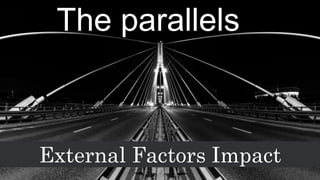 The parallels
External Factors Impact
 
