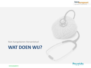 Niet Aangeboren Hersenletsel

WAT DOEN WIJ?
 