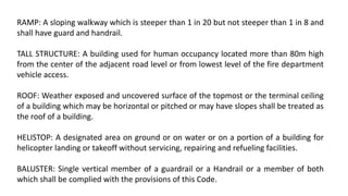 Ksa Building Code For Ramp Presentation on Bangladesh National Building Code 2020 PART 3 | PPTX