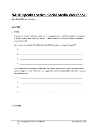 Naho Social Media Workbook