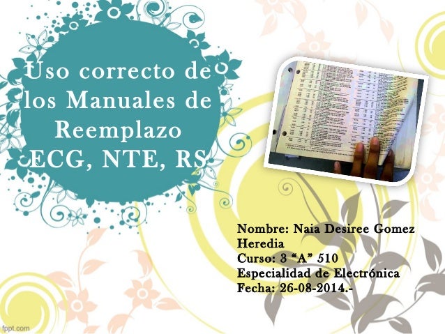 manual de reemplazos de componentes electronicos ecg manual de reemplazos de componentes electronicos ecg
