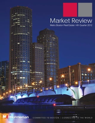 Market Review
            Metro Boston Real Estate | 4th Quarter 2012




COMMITTED TO BOSTON   |   CONNECTED TO THE WORLD
 