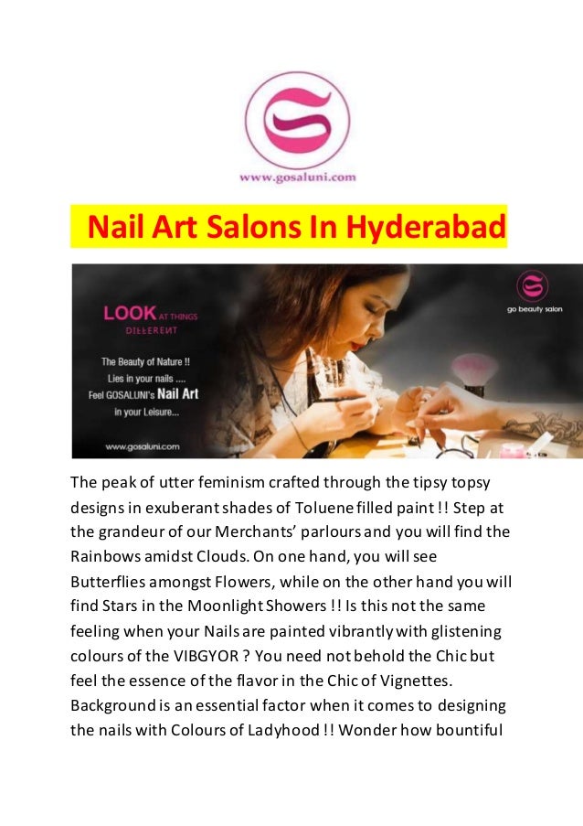 Nail art salons in hyderabad