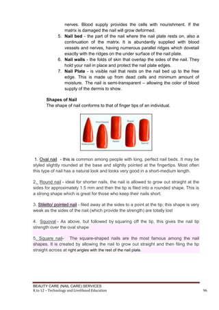 Nail Care Learning Module K-12 | PDF