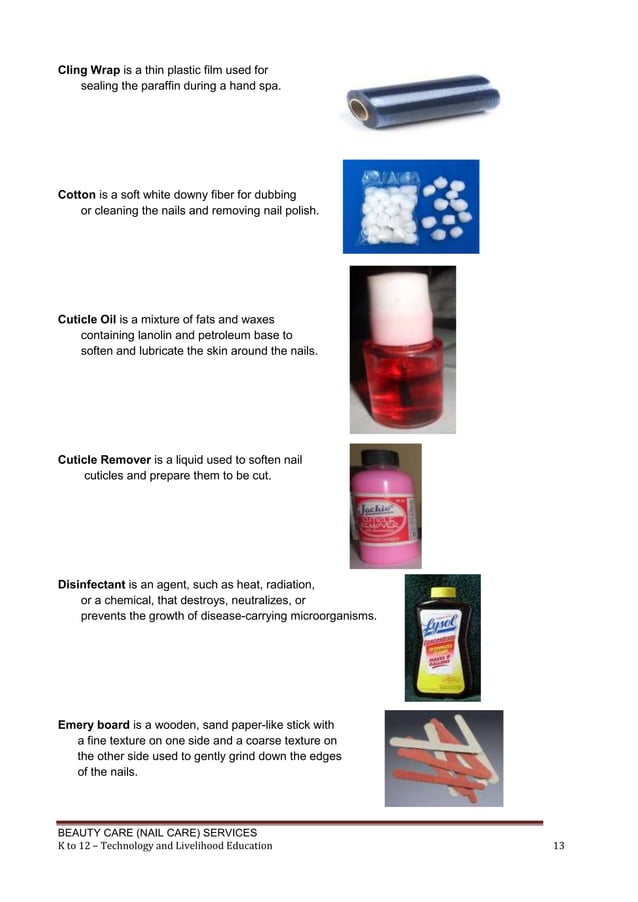 Nail Care Learning Module K-12