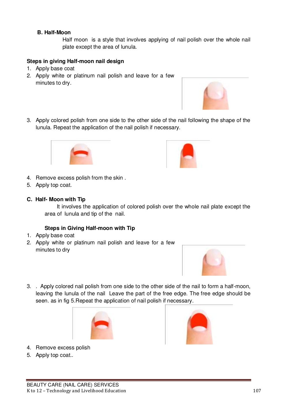Nail Care Learning Module K12
