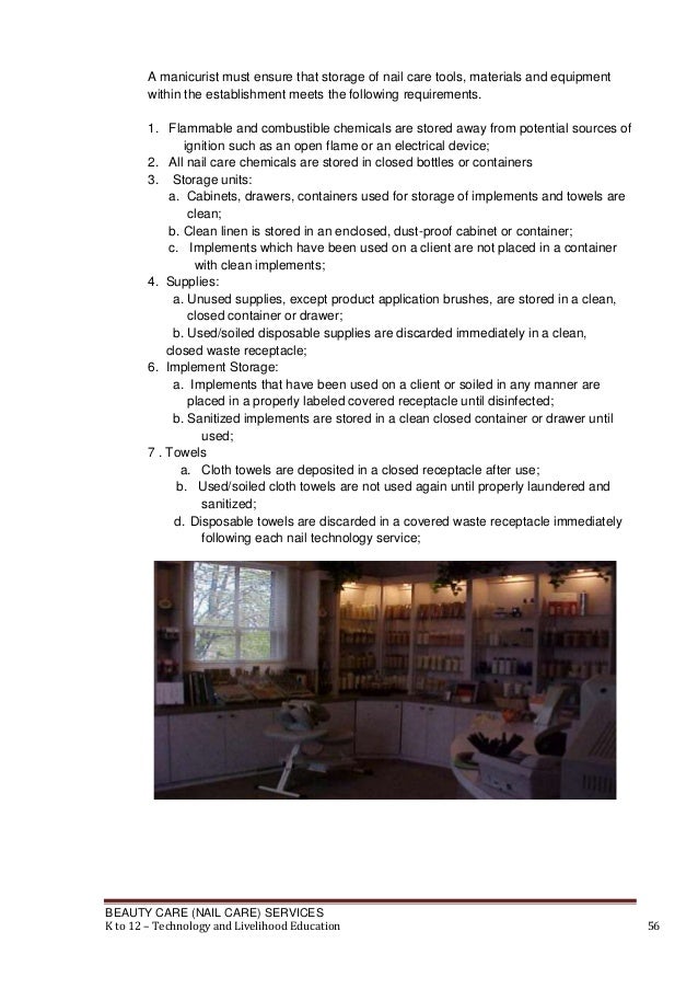 Nail Care Learning Module K 12