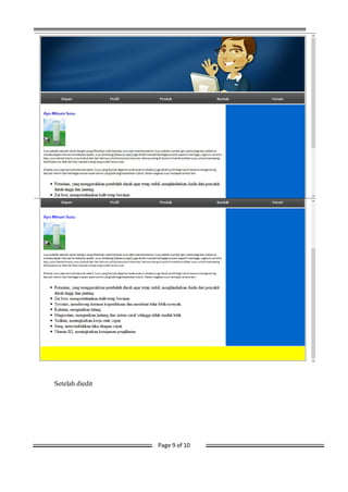 Page 9 of 10
Setelah diedit
 