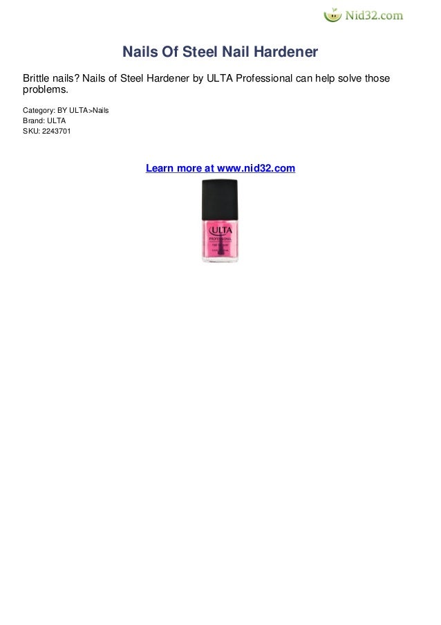 Nails of steel nail hardener review by nid32