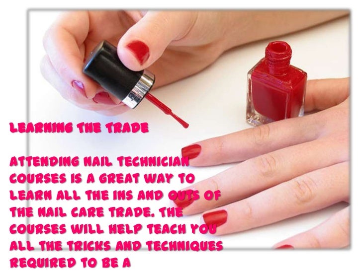 nail technician courses
