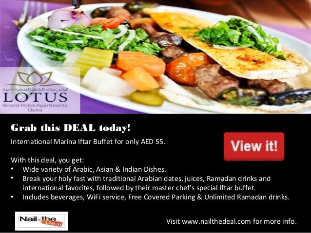 Cheap buffet deals in dubai