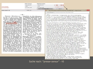 Suche nach: “presse+zensur” ~10 
 